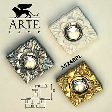 Arte lamp, A5248PL-1CC, A5248PL-1GO, A5248PL-1WH