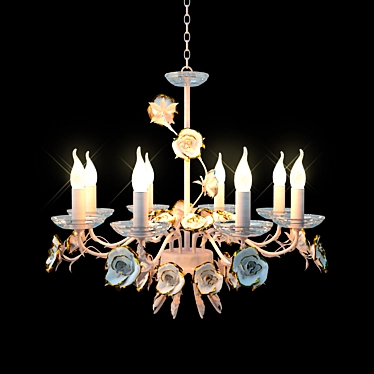 Floral Lustra Estimate -8W 3D model image 1 