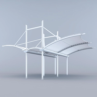 Versatile Outdoor Shade Solution 3D model image 1 