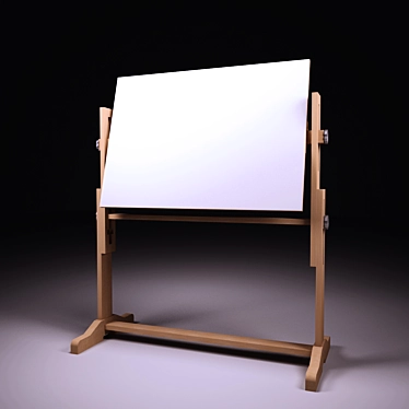 Artistic Easel: The Perfect Canvas 3D model image 1 