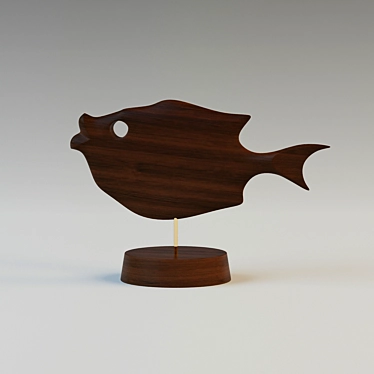 MIZO Fish Sculpture 3D model image 1 