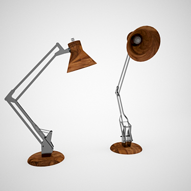Elegant Reid Table Lamp 3D model image 1 