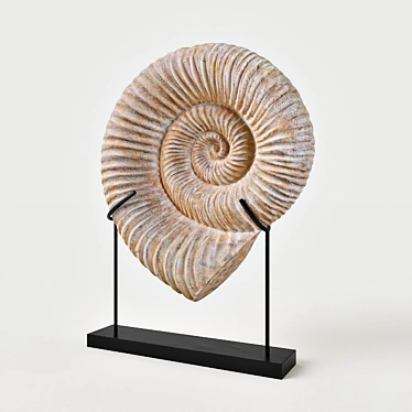 Seashell Dreams Sculpture 3D model image 1 