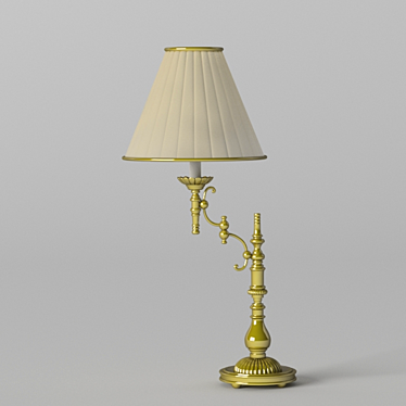 Elegant Illumination: Classic Table Lamp 3D model image 1 