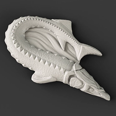 Elegant Sturgeon Model 3D model image 1 