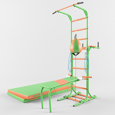 Dynamic Kids Sports Set 3D model image 1 