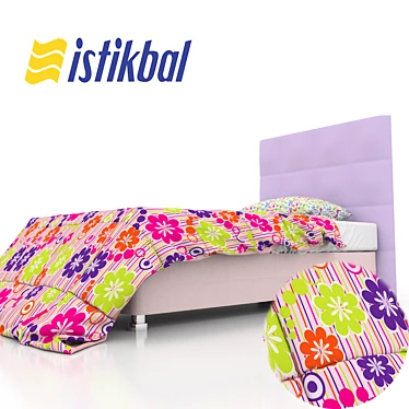 Istikbal Turkish Bed: Elegant and Luxurious 3D model image 1 
