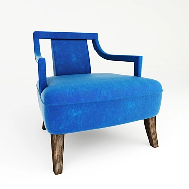 Elegant Eanda Armchair by Brabbu 3D model image 1 
