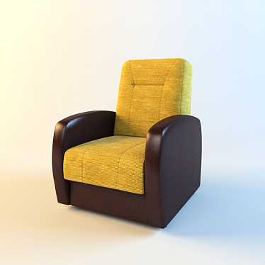 Luxury Dude Armchair 3D model image 1 