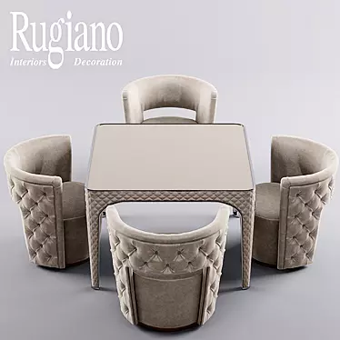 Elegant Rugiano Giotto Set 3D model image 1 