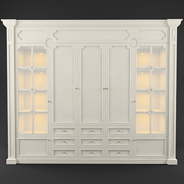 Stylish Storage Solution: Cupboard 3D model image 1 