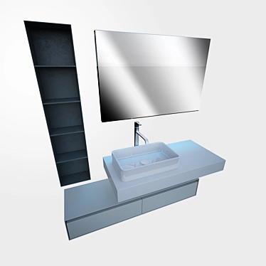 Antonio Lupi Wash Basin: Elegant Italian Design 3D model image 1 