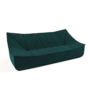 Cor Collection Textile Sofa 3D model image 1 