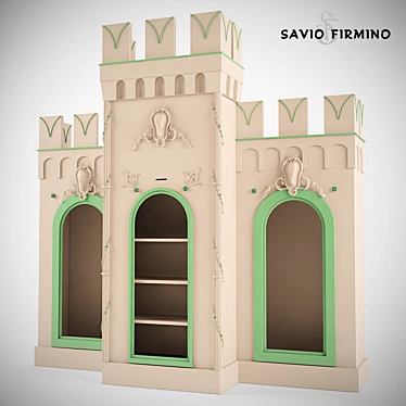 Savio Firmino Castle Kids Cabinets 3D model image 1 