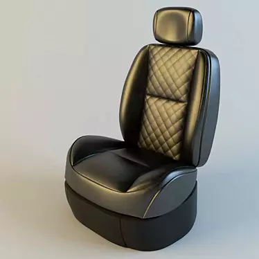 Leather Jeep Car Seat 3D model image 1 