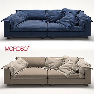 Italian Moroso Nebula Nine Sofa 3D model image 1 