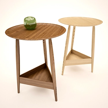 Sleek Clyde Side Table: Modern Minimalist 3D model image 1 