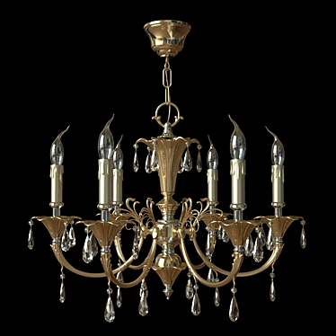 Elegant Bejorama Michelle Pendant 3D model image 1 