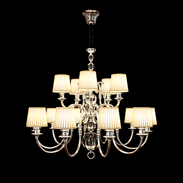 Elegant Holandesa Chandelier 3D model image 1 