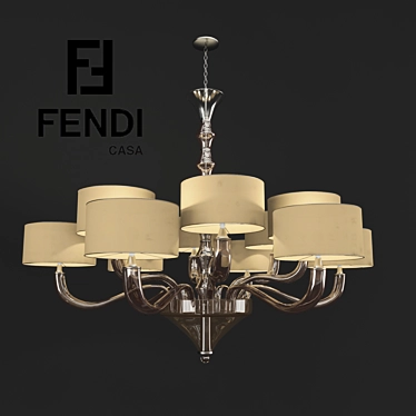 Fendi Casa Venere Chandelier 3D model image 1 