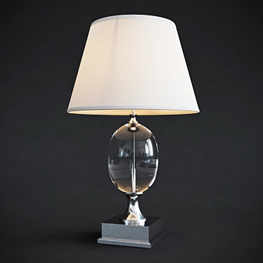 Elegance Elevated: Eichholtz Galvin Lamp Table 3D model image 1 