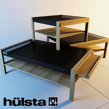 Sleek Huelsta Coffee Table: Modern Elegance 3D model image 1 