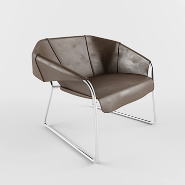 Elegant Comfort: Miss R Chair 3D model image 1 