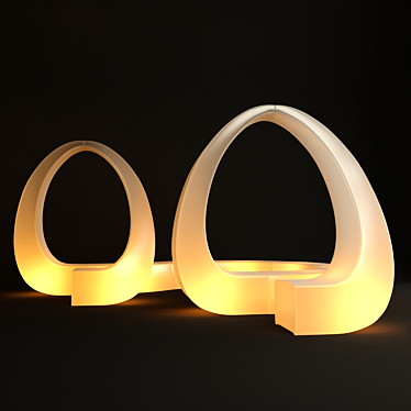 Vondom AND: Versatile Outdoor Bench & Light 3D model image 1 