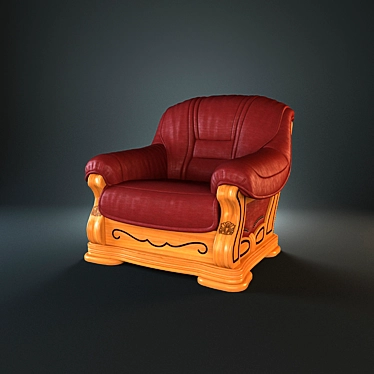 Pinskdrev Consul 21 Armchair 3D model image 1 