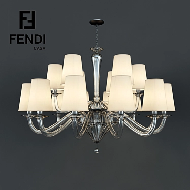 Title: Elegant Italian Fendi Casa Bellini 3D model image 1 