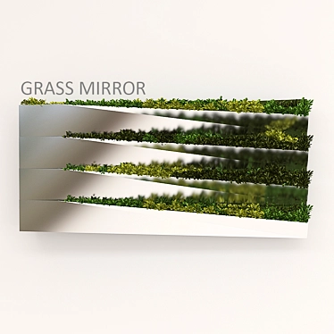 Reflective Glass Mirror: Unique Design 3D model image 1 