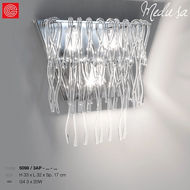 Stunning Medusa Art Piece 3D model image 1 