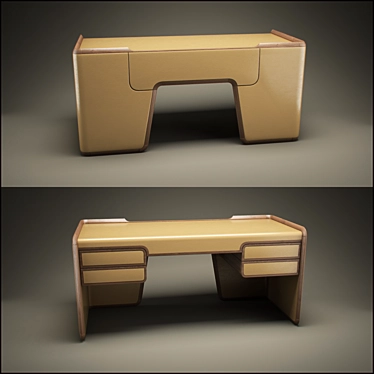 Ulivi Everyday Desk: Elegant and Functional 3D model image 1 