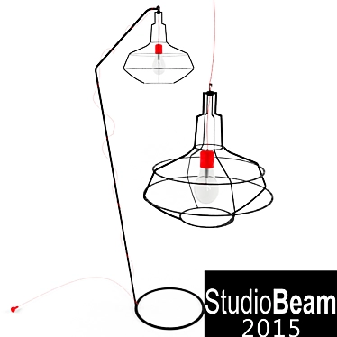 Sleek Elmo Studio Beam Light 3D model image 1 