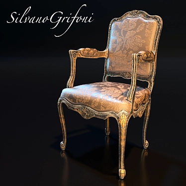 Luxury Silvano Grifoni Chair 3D model image 1 