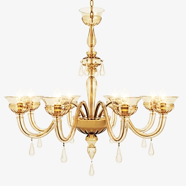 Contemporary DE MAJO Chandelier 3D model image 1 