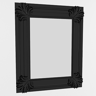Elegant Rubens Wall Mirror 3D model image 1 