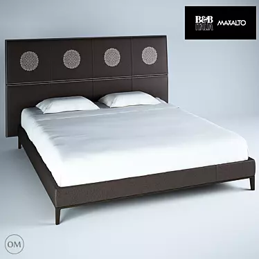 Maxalto Erik: Elegant Bed Design 3D model image 1 