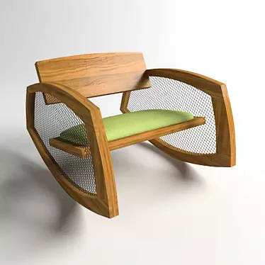 Comfort Rocker: The Perfect Place to Relax 3D model image 1 