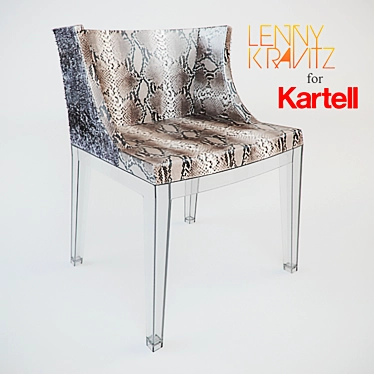 Title: Lenny Kravitz Chair: Exotic Simplicity with Kartell 3D model image 1 