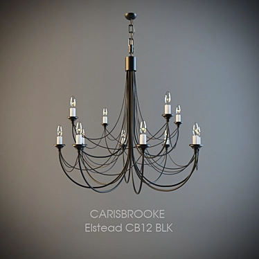 Chandelier Elstead CB12 BLK