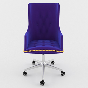 Modern Dolfi Armchair: Sleek and Comfortable 3D model image 1 