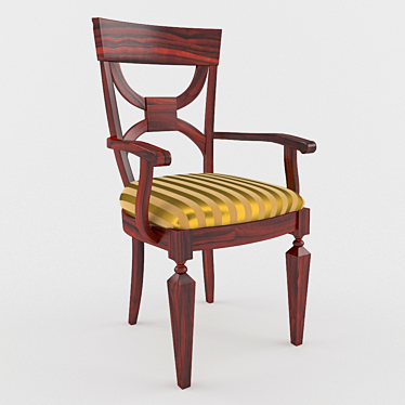 Stradivari Chair: Elegant and Ergonomic 3D model image 1 