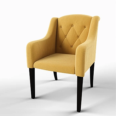 Modern Comfort: Teatro Chair 3D model image 1 