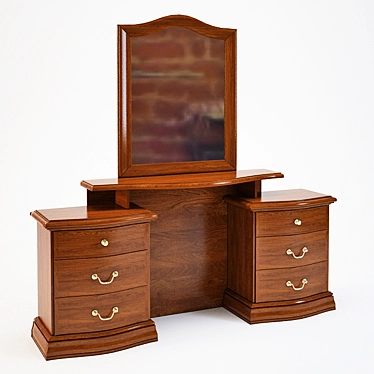 Elegant Tempor Millemiglia Dresser 3D model image 1 