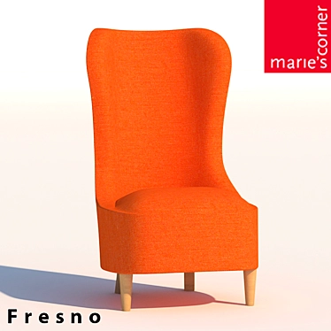 Title: Fresno Armchair: Sleek and Comfortable 3D model image 1 