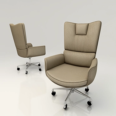 Luxury Executive Chair - Mascheroni Splendour 3D model image 1 