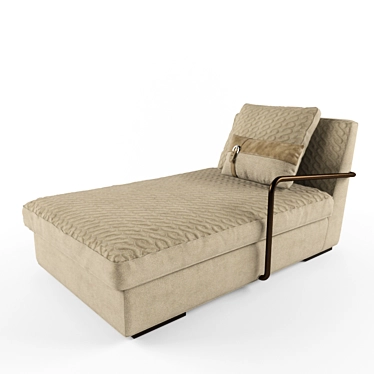 Elegant Frigerio Visconti Chaise 3D model image 1 