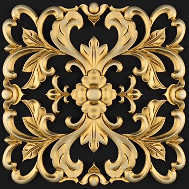 Ornamental Molding: Exquisite Details 3D model image 1 