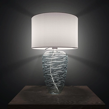 Sleek Bedroom Lamp 3D model image 1 